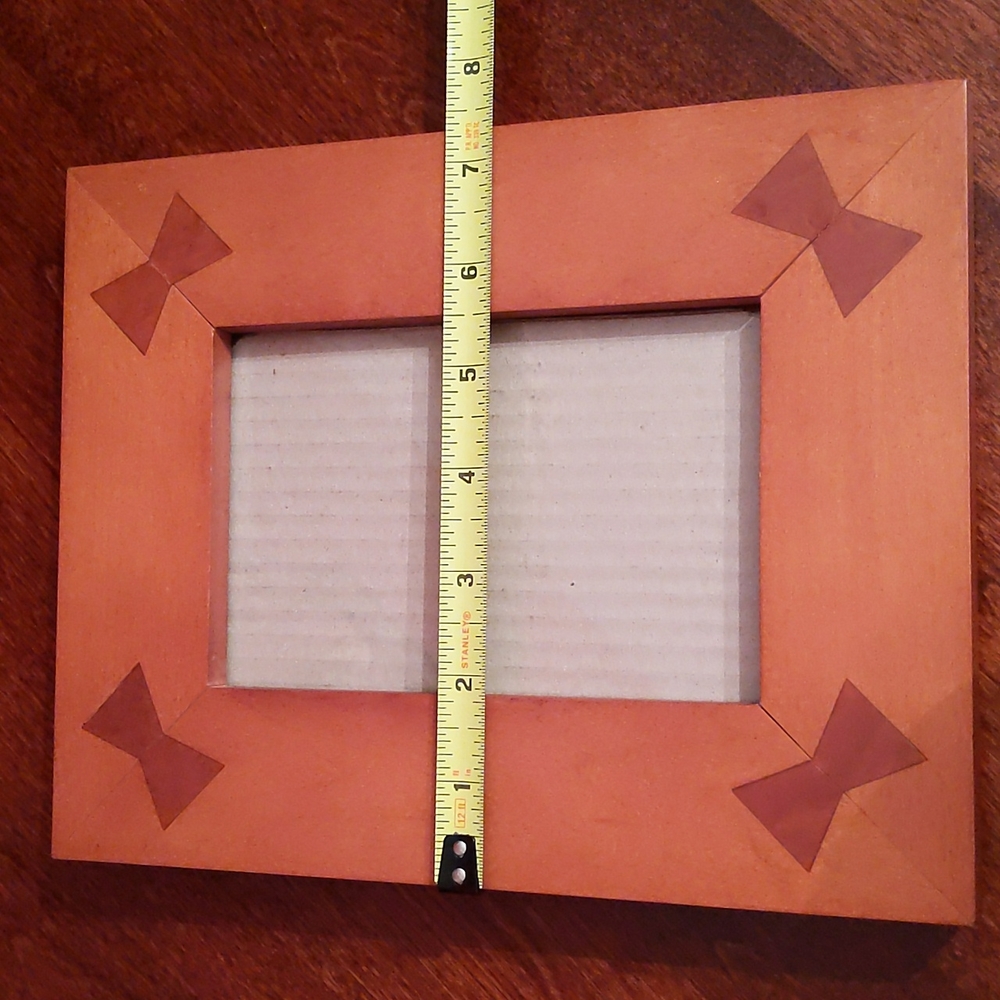Wood Frame with Inlay Design - Picture 5 of 5